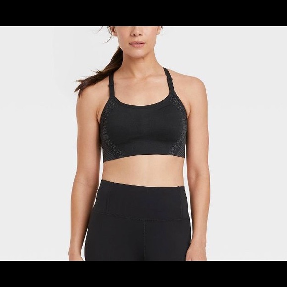 All in Motion™ Women's High Support Seamless Bonded Bra - Black - Picture 5 of 8